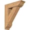Ekena Millwork Traditional Traditional Smooth Bracket w/ Offset Brace, Western Red Cedar, 7 1/2"W x 26"D x 30"H BKT0806X26X30TRA01SWR - alternate 1